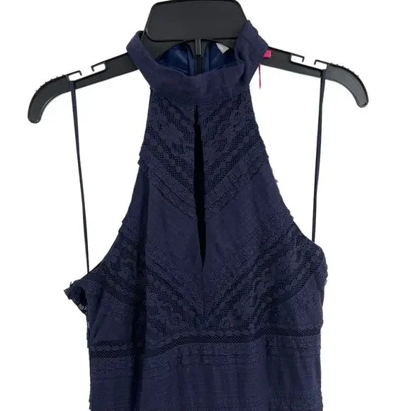 Parker Alanis Dress Size 0 Navy Blue Lace New - Picture 4 of 12